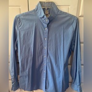 Equestrian horseshow or schooling English riding shirt by On Course blue size 18